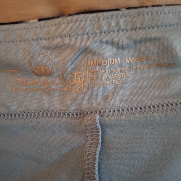 Tranquility by Colorado Clothing Women's Blue Floral Mini Skort - Picture 4 of 6